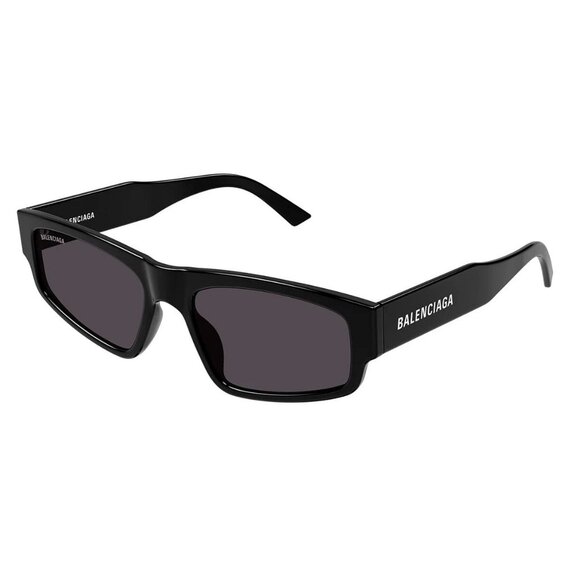 NWT BALENCIAGA SUNGLASSES UNISEX BLACK OVAL EYEWEAR BALENCIAGA NEW - Picture 1 of 3